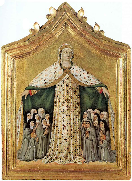Nossa Senhora da Misericórdia. (Sano di Pietro (1406–1481), col. privada