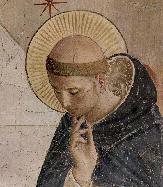 São Domingos de Gusmão. FraAngelico, convento de São Marco