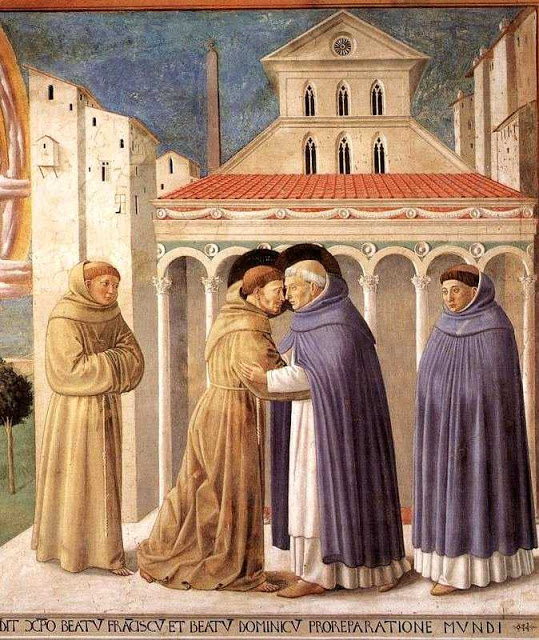 Encontro de São Francisco e São Domingos, Benozzo Gozzoli