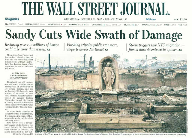 Capa "The Wall Street Journal" 31/10/2012